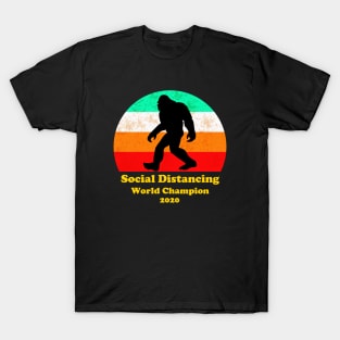 Social Distancing World Champion 2020 T-Shirt